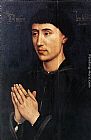 Portrait Diptych of Laurent Froimont right wing by Rogier van der Weyden